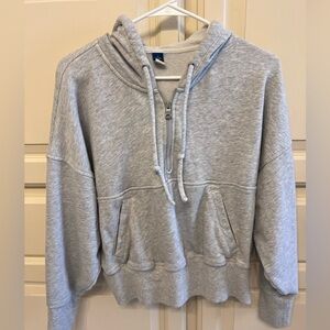 EUC old navy quarter zip hoodie